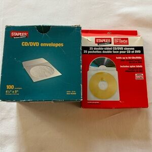 🔥5 for $20 - CD/DVD Sleeves & envelopes